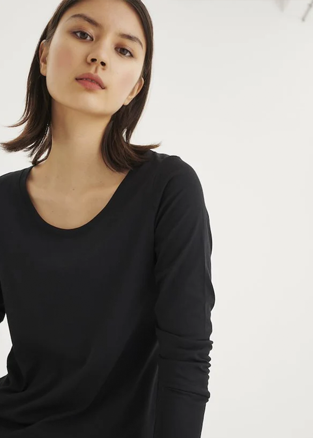 Rena Long Sleeve T-Shirt - Black - InWear - Danali - Canada