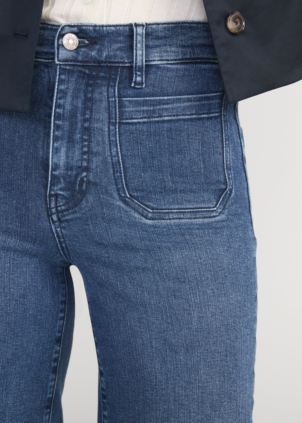 Le Slim Palazzo Crop Harbor Pocket Jean - Archive - FRAME Canada - Danali - LSPCAO814-ACVE