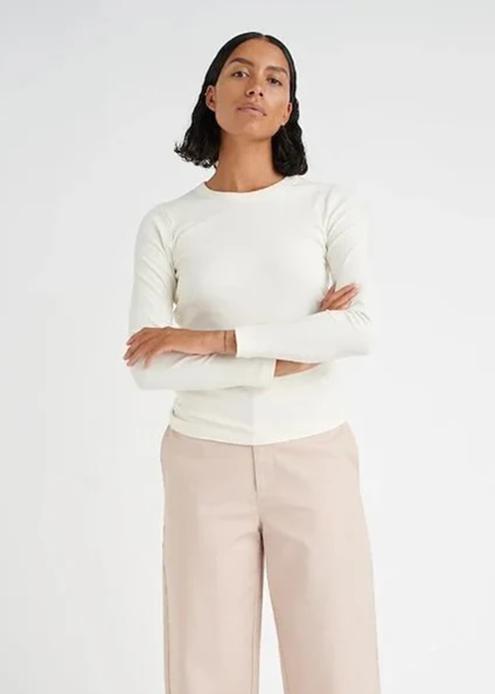 Dagna Long Sleeve T-Shirt - Whisper White - InWear - Danali - Canada