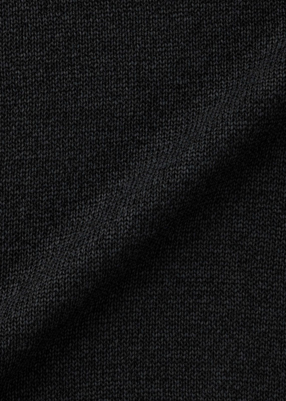 Washi Paper LS Knit - Black - Momotaro Canada - Danali - MMKN60006S_BLK