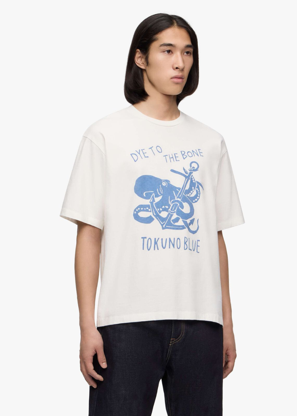 Octopus Zimbabwe Cotton SS Tee - White - Momotaro Canada - Danali -MMTS60266S_WHT