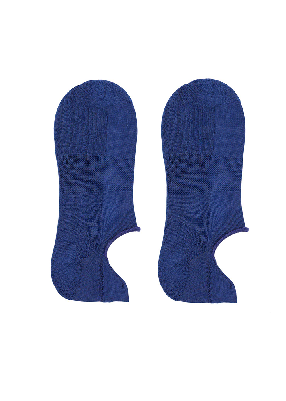 Pima Cotton Sneaker Socks - Royal Blue - Marcoliani Canada - Danali