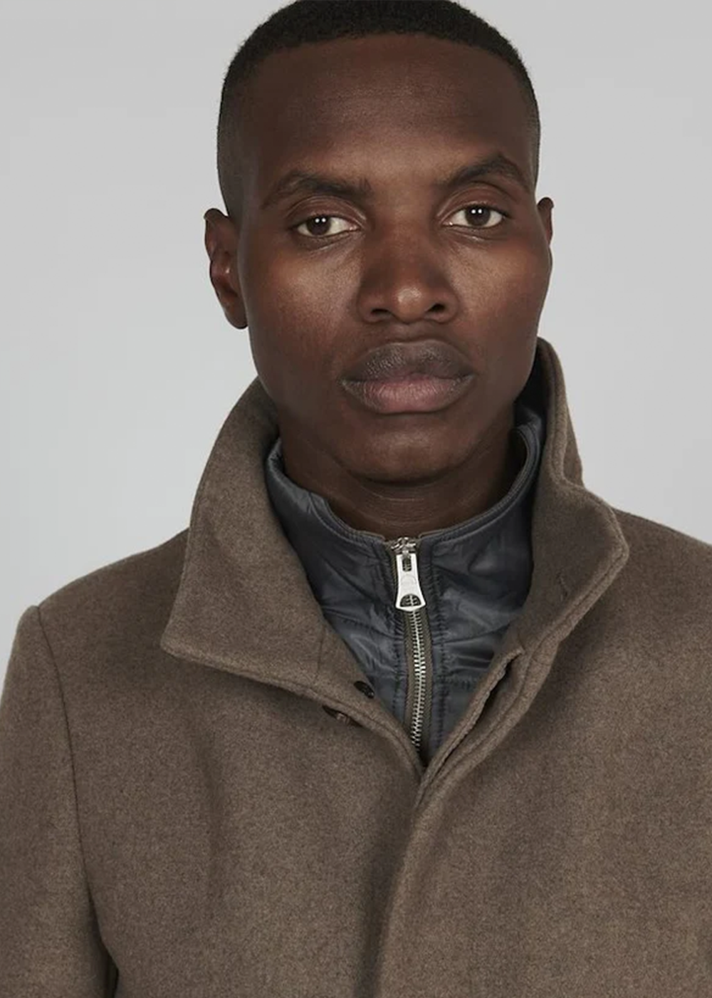 Harvey Classic Wool Coat - Walnut - Matinique Canada - Danali