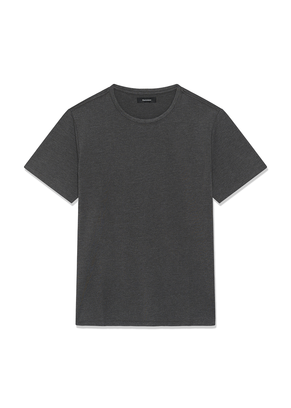 Jermalink Cotton Stretch T-Shirt - Dark Grey Melange - Matinique Canada - Danali