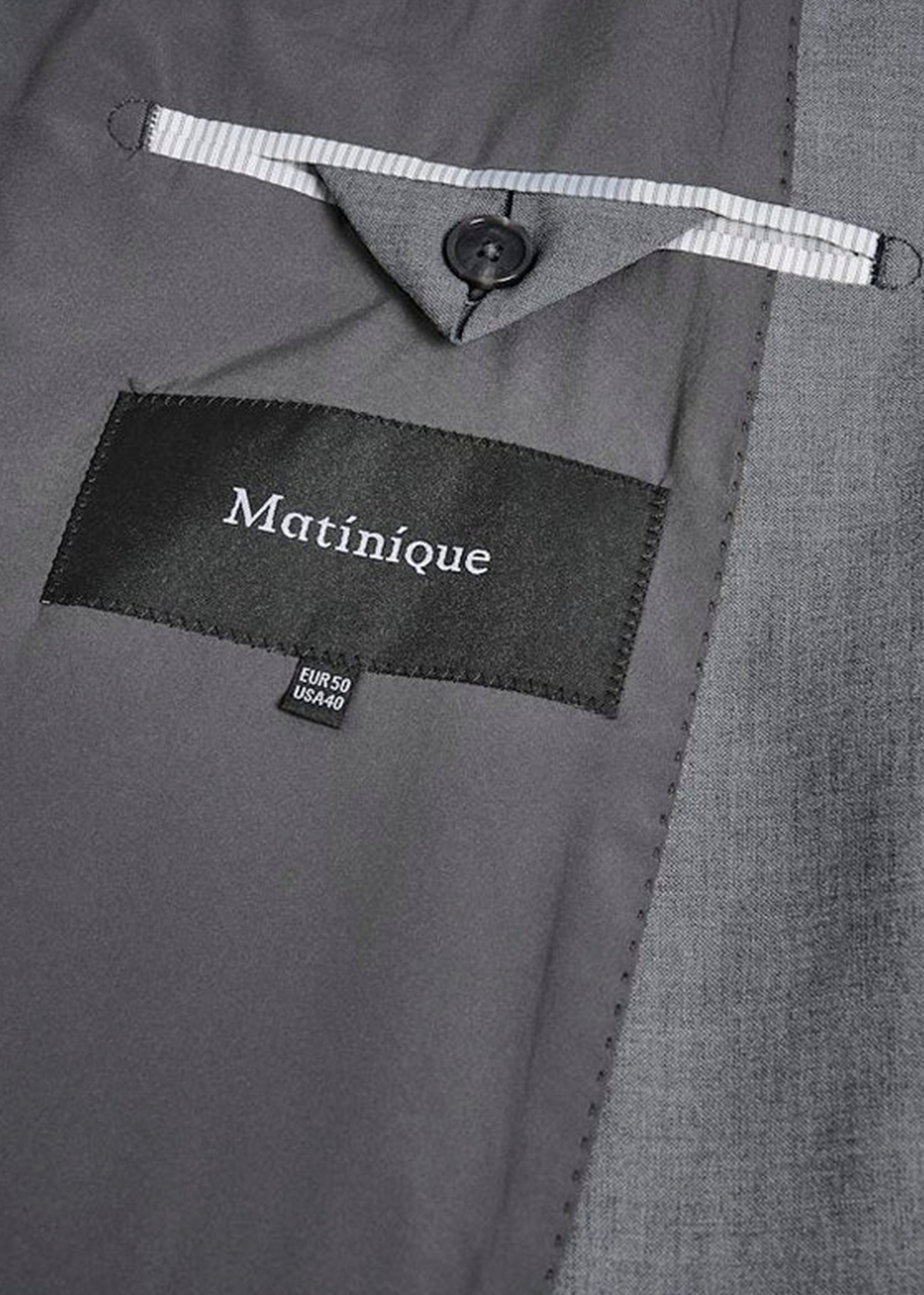 Jonathan Stretch Blazer - Medium Grey Melange - Matinique Canada - Danali