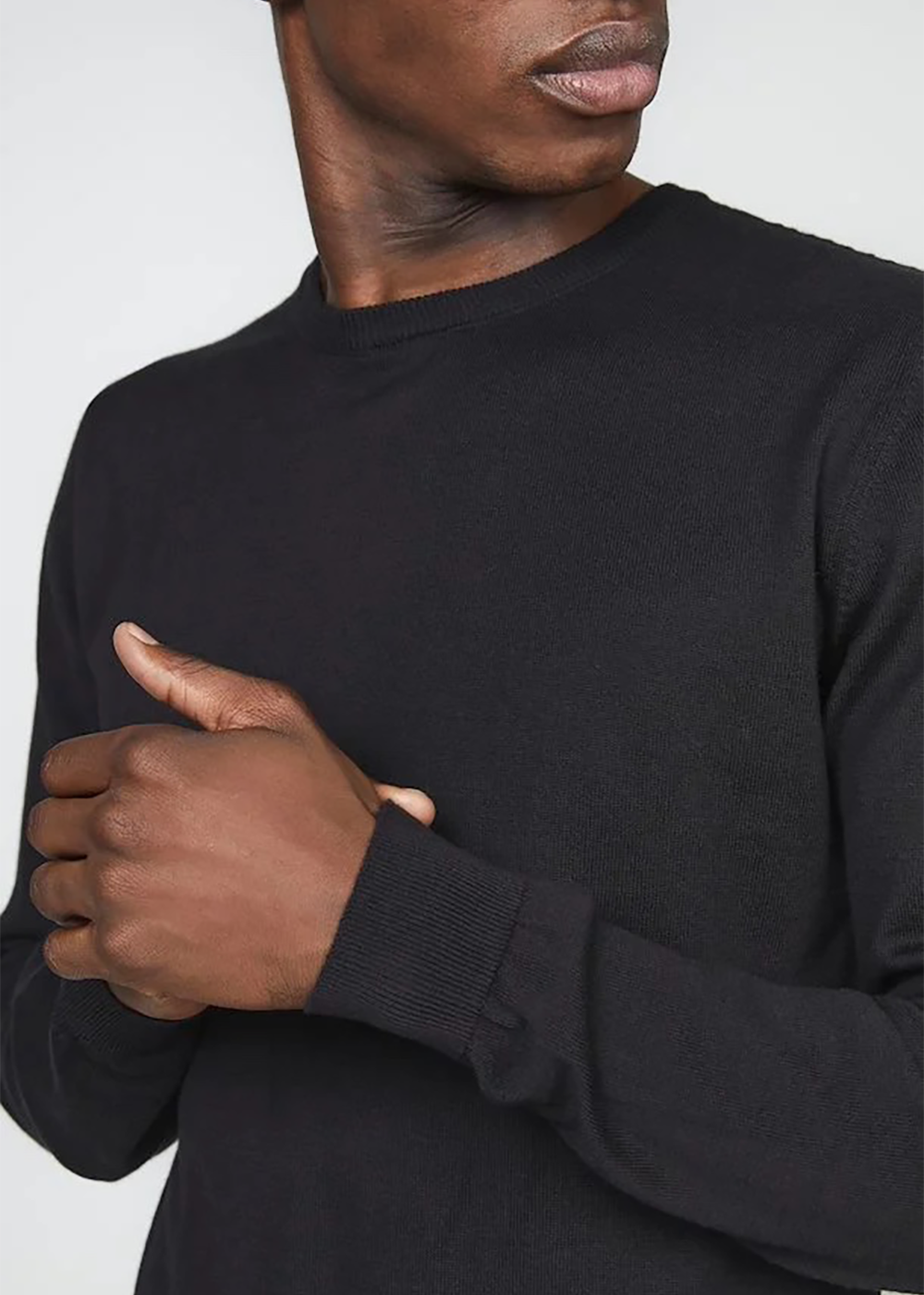 Jones Cotton Sweater - Black - Matinique Canada - Danali - 30206425