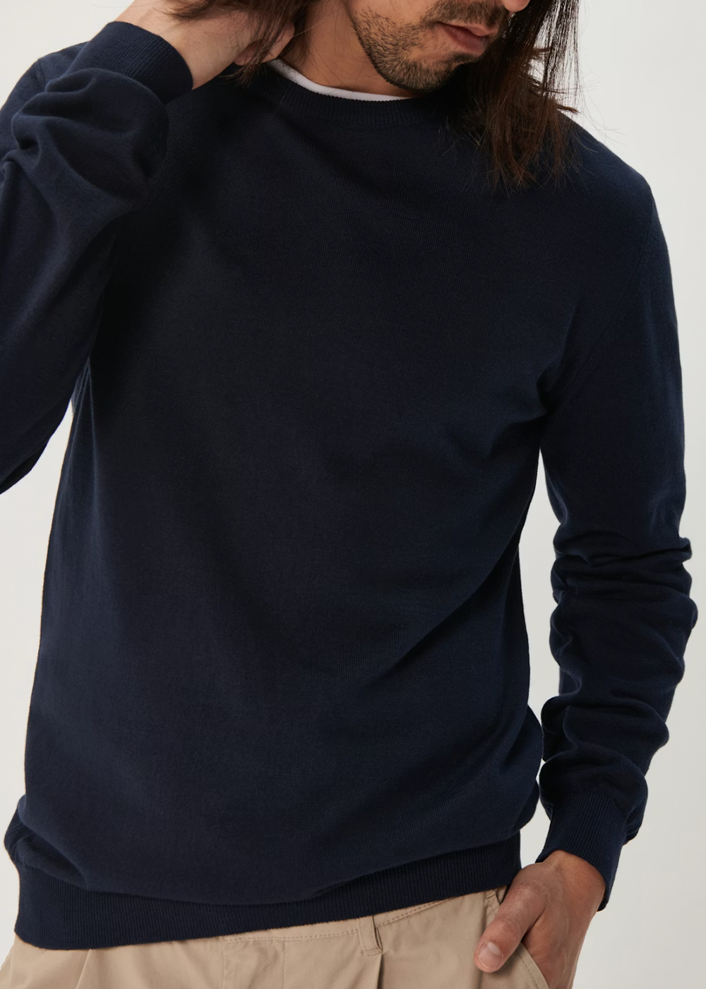 Jones Knit Sweater - Dark Navy - Matinique Canada - Danali