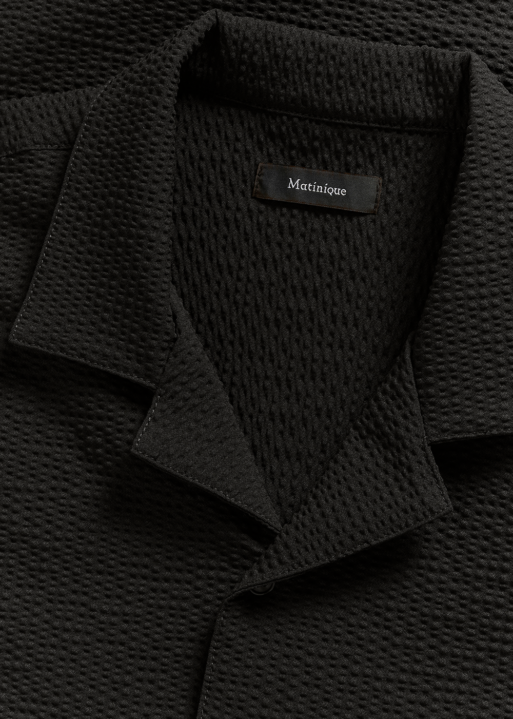 Klampo Short Sleeve Shirt - Black - Matinique Canada - Danali