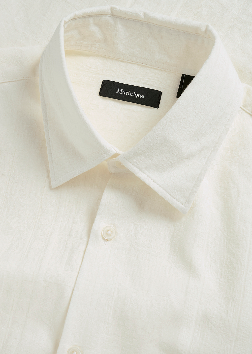 Klampo Short Sleeve Shirt - Vanilla Ice - Matinique Canada - Danali