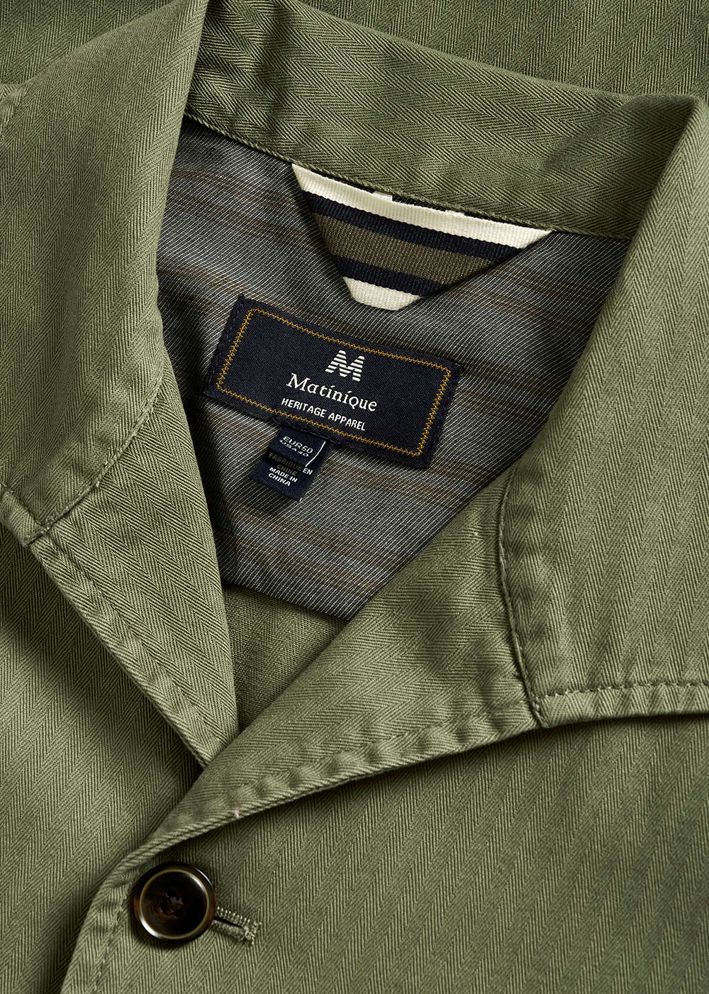 Landen Heritage Jacket- Light Army Green - Matinique Canada - Danali