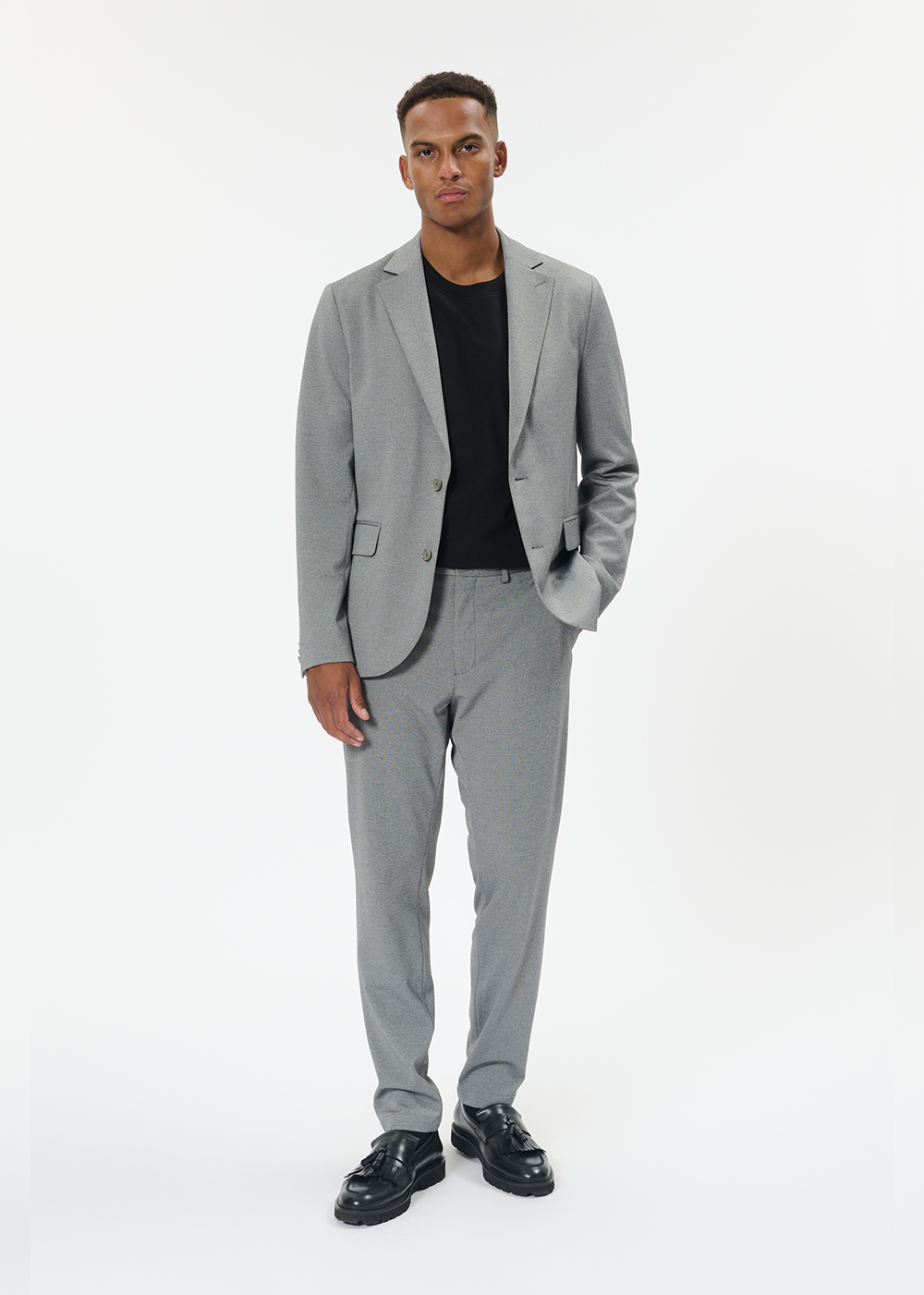 Liam Jersey Pant - Light Grey - Matinique Canada - Danali