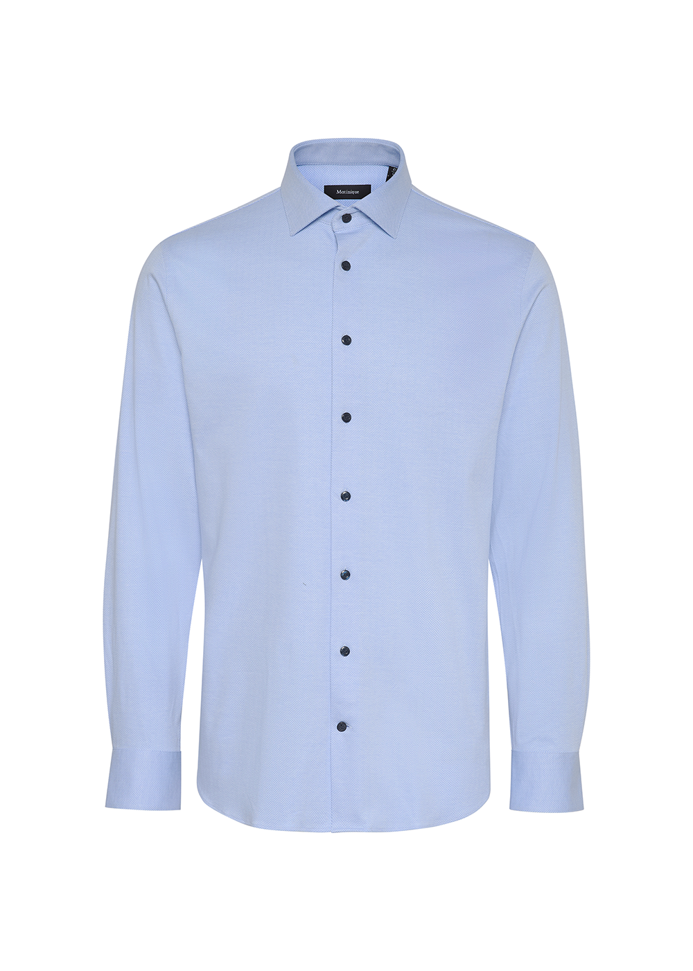 Marc Long Sleeve Shirt - Chambray Blue - Matinique Canada - Danali