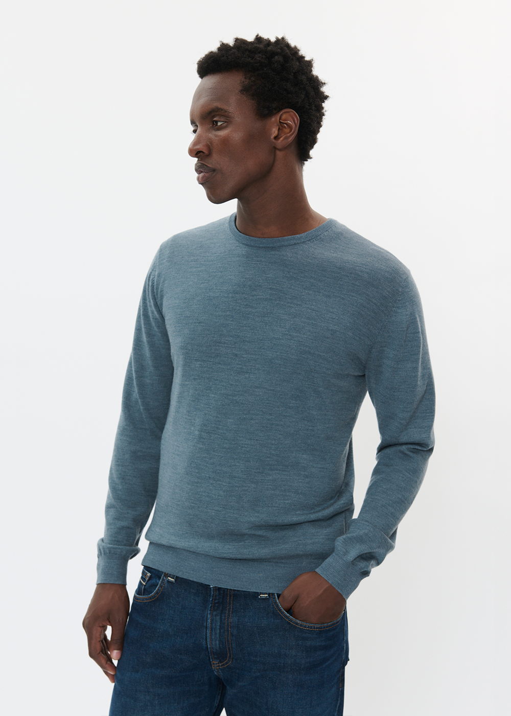 Margrate Merino Sweater - Stormy Weather - Matinique Canada - Danali