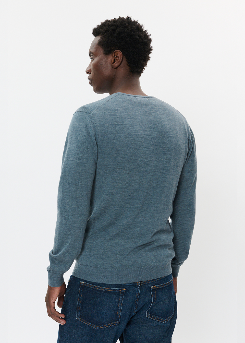 Margrate Merino Sweater - Stormy Weather - Matinique Canada - Danali