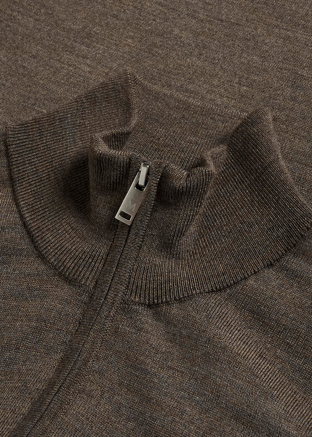 Mason Quarter Zip Sweater - Canteen Melange - Matinique Canada - Danali