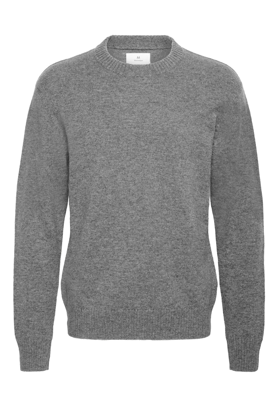 Maxwell Sweater - Medium Grey Melange - Matinique Canada - Danali