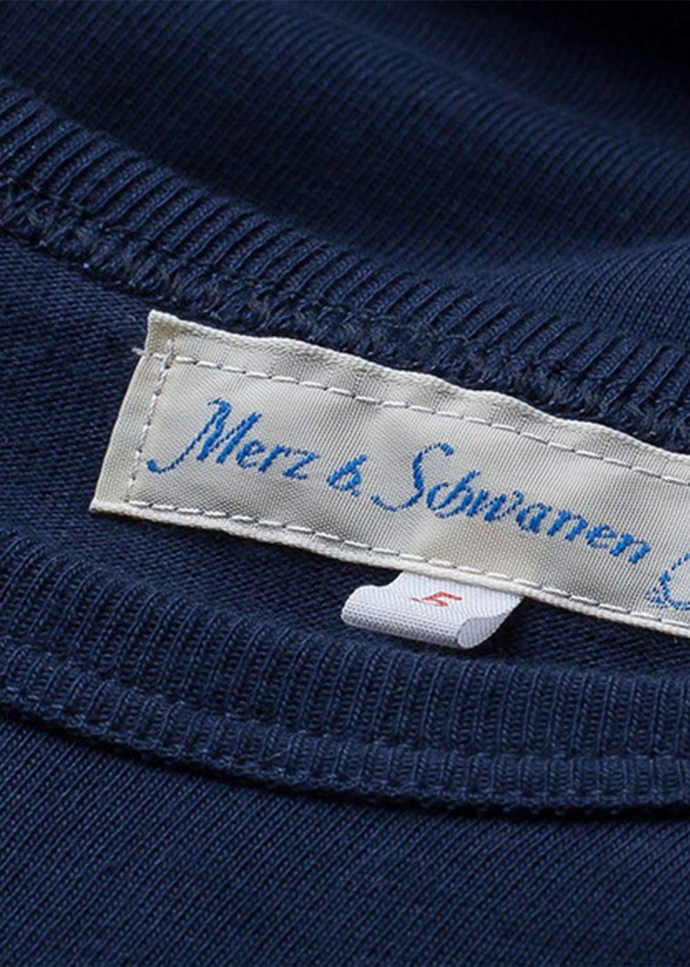 1950s Loopwheeled T-Shirt - Ink Blue - Merz b. Schwanen Canada - Danali