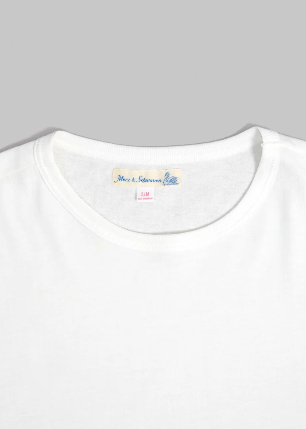 Merz b Schwanen 2M15 Sturdy Jersey T-Shirt White - Merz b. Schwanen Canada - Danali