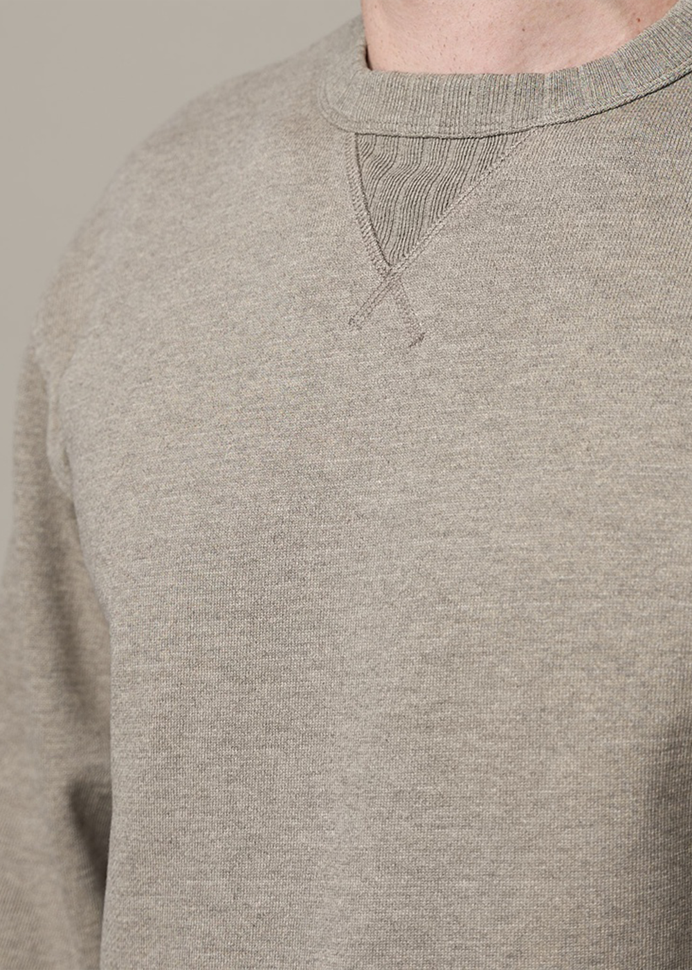 Rugged Fleece Sweatshirt - Grey Melange Vintage - Merz b Schwanen Canada - Danali