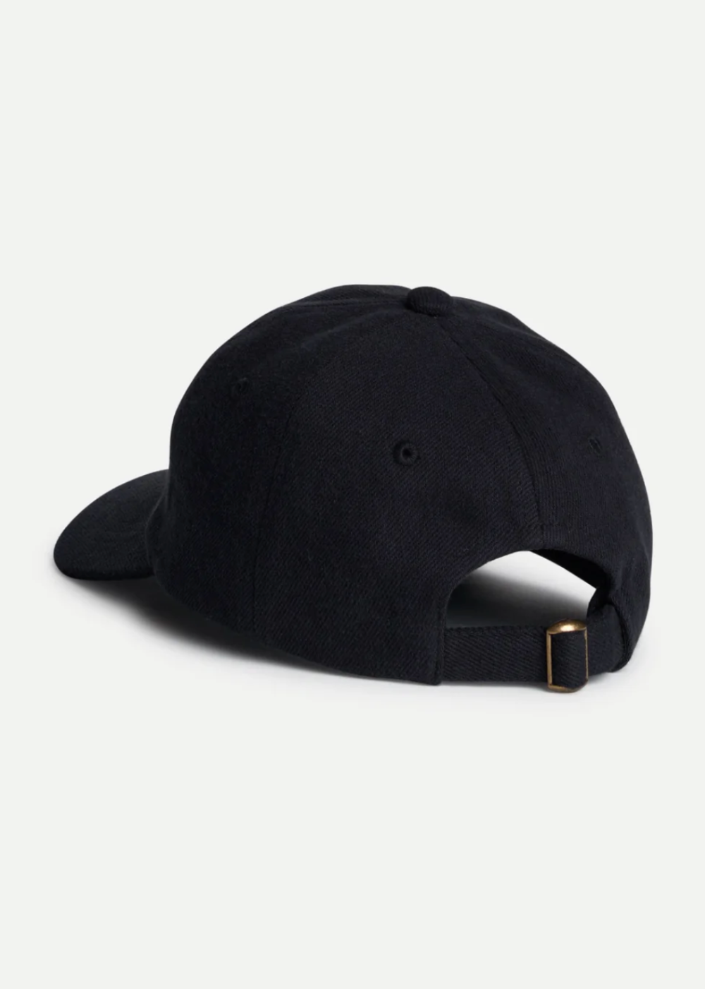 Swan Logo Cotton Heavy Twill Cap - Black - Merz b. Schwanen Canada - Danali