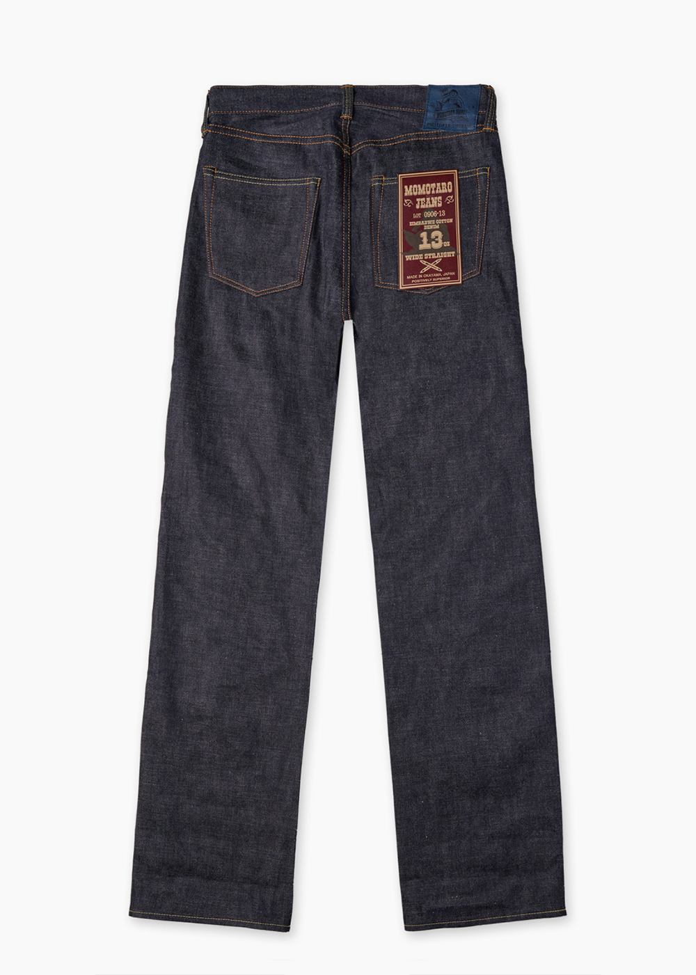 13oz Zimbabwe Cotton Classic Straight Jean - Indigo - Momotaro Canada - Danali