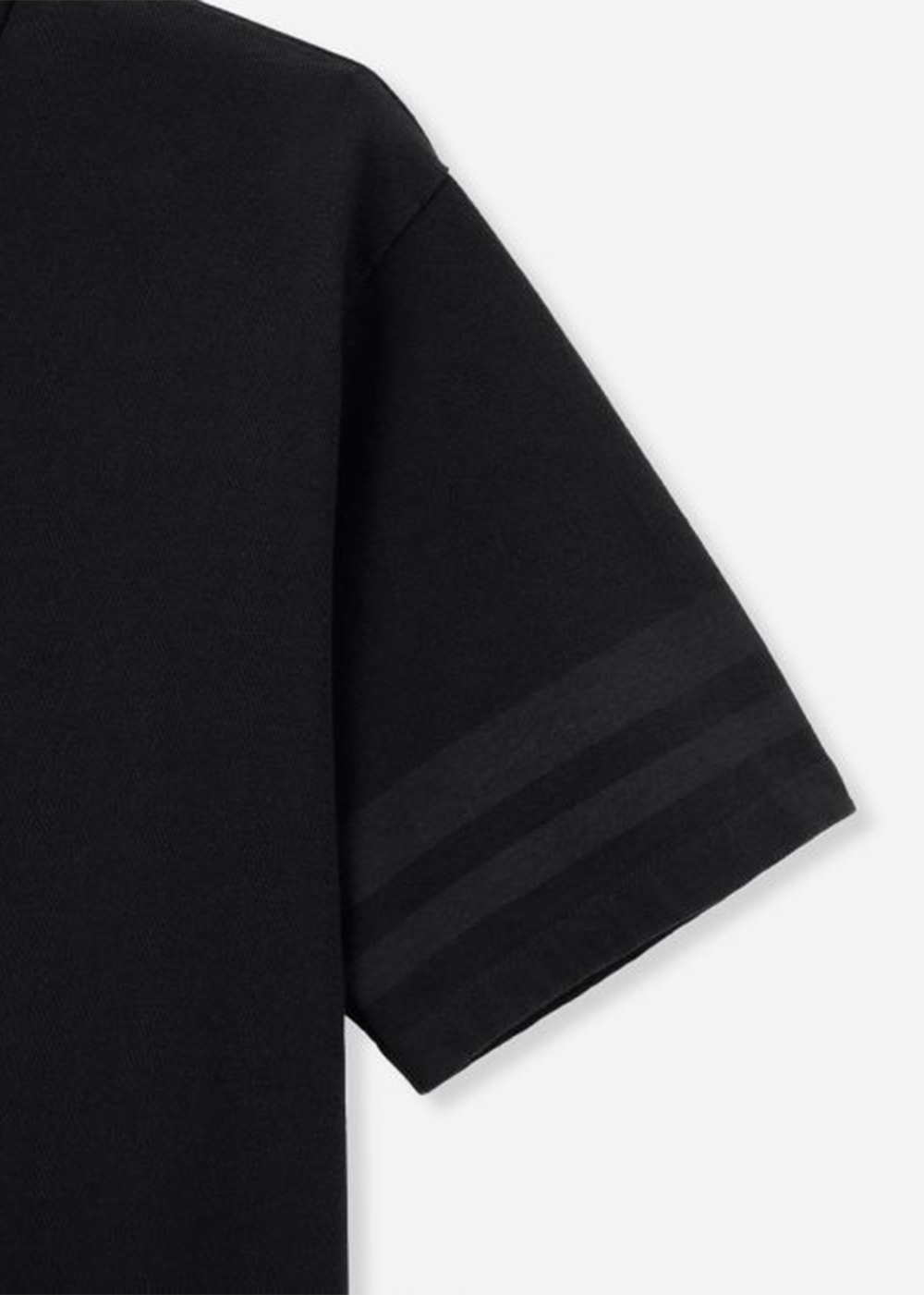 Zimbabwe Cotton Short Sleeve Battle Stripe T-Shirt - Black - Momotaro Canada - Danali