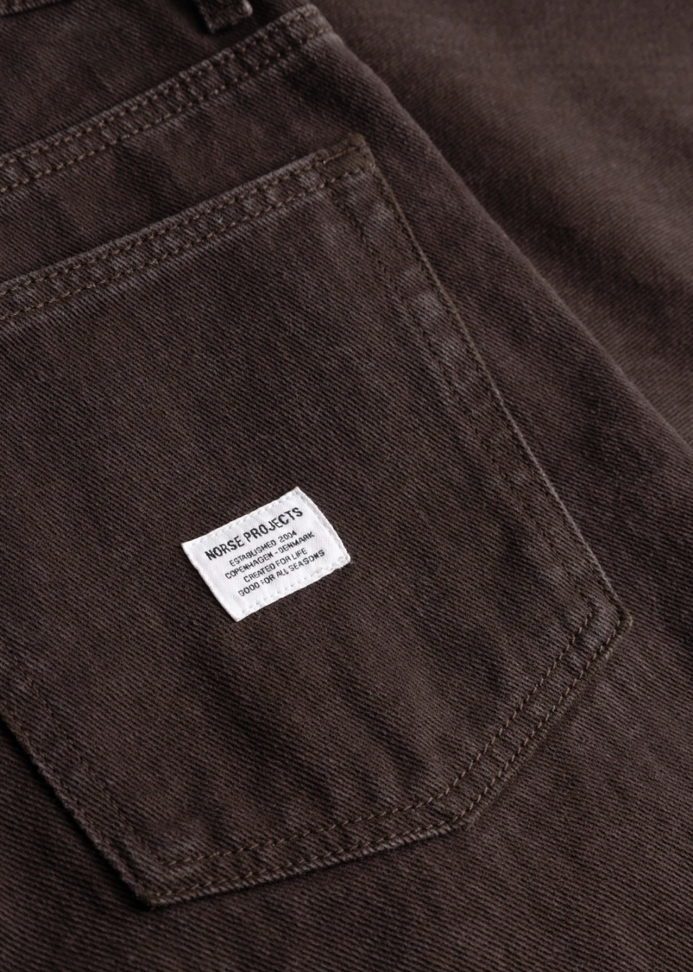 Korshavn Relaxed 5 Pocket Resist Dyed Twill Short - Shale - Norse Projects Canada - Danali - N35-0632