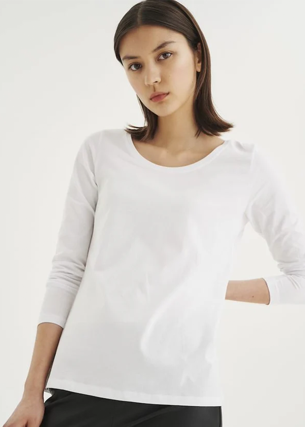 Rena Long Sleeve T-Shirt - White - InWear - Danali - Canada