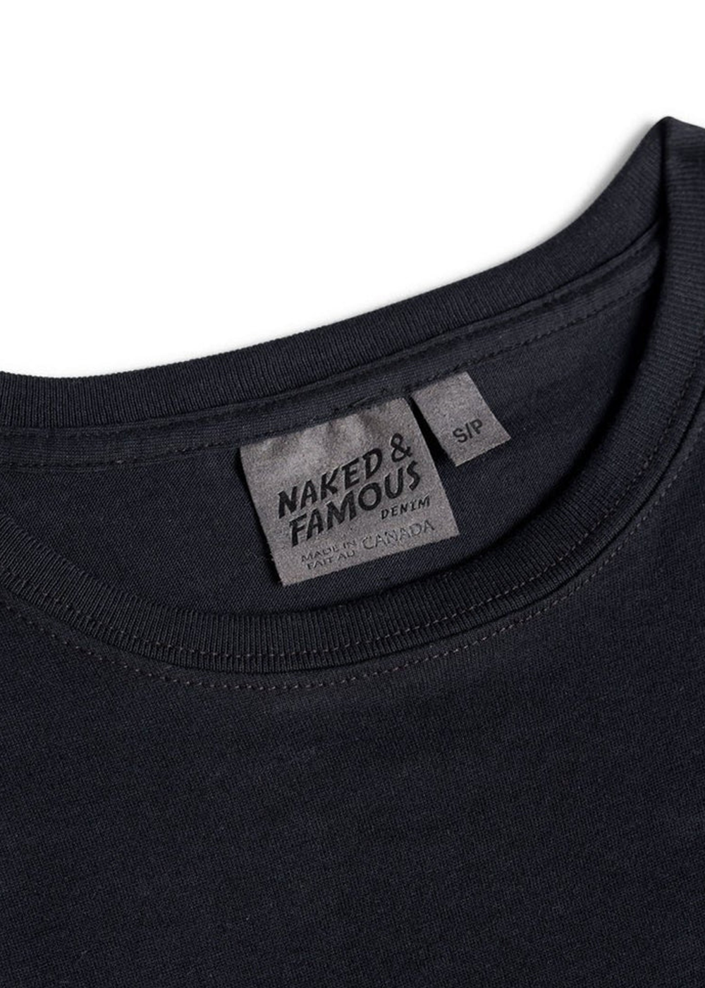 Circular Knit Ballet Tee - Black - Naked and Famous Denim Canada - Danali - 303832127