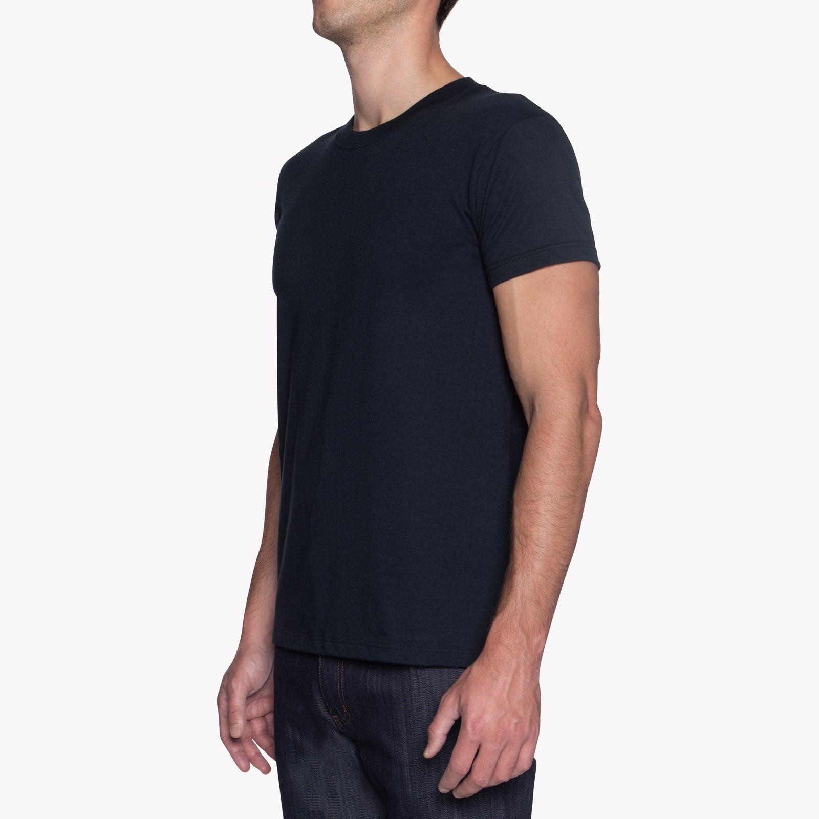 Circular Knit T-Shirt - Black - Naked and Famous Denim Canada - Danali