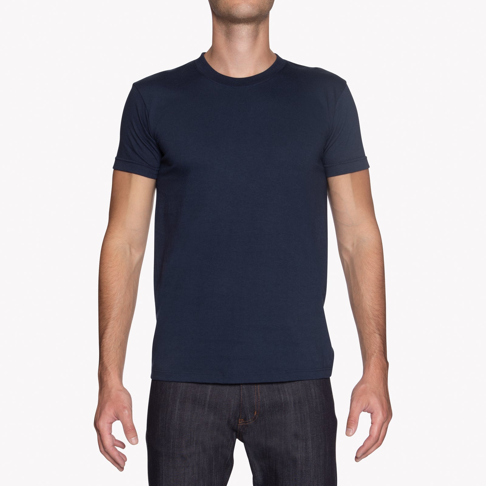 Circular Knit T-Shirt - Navy - Naked and Famous Denim Canada - Danali