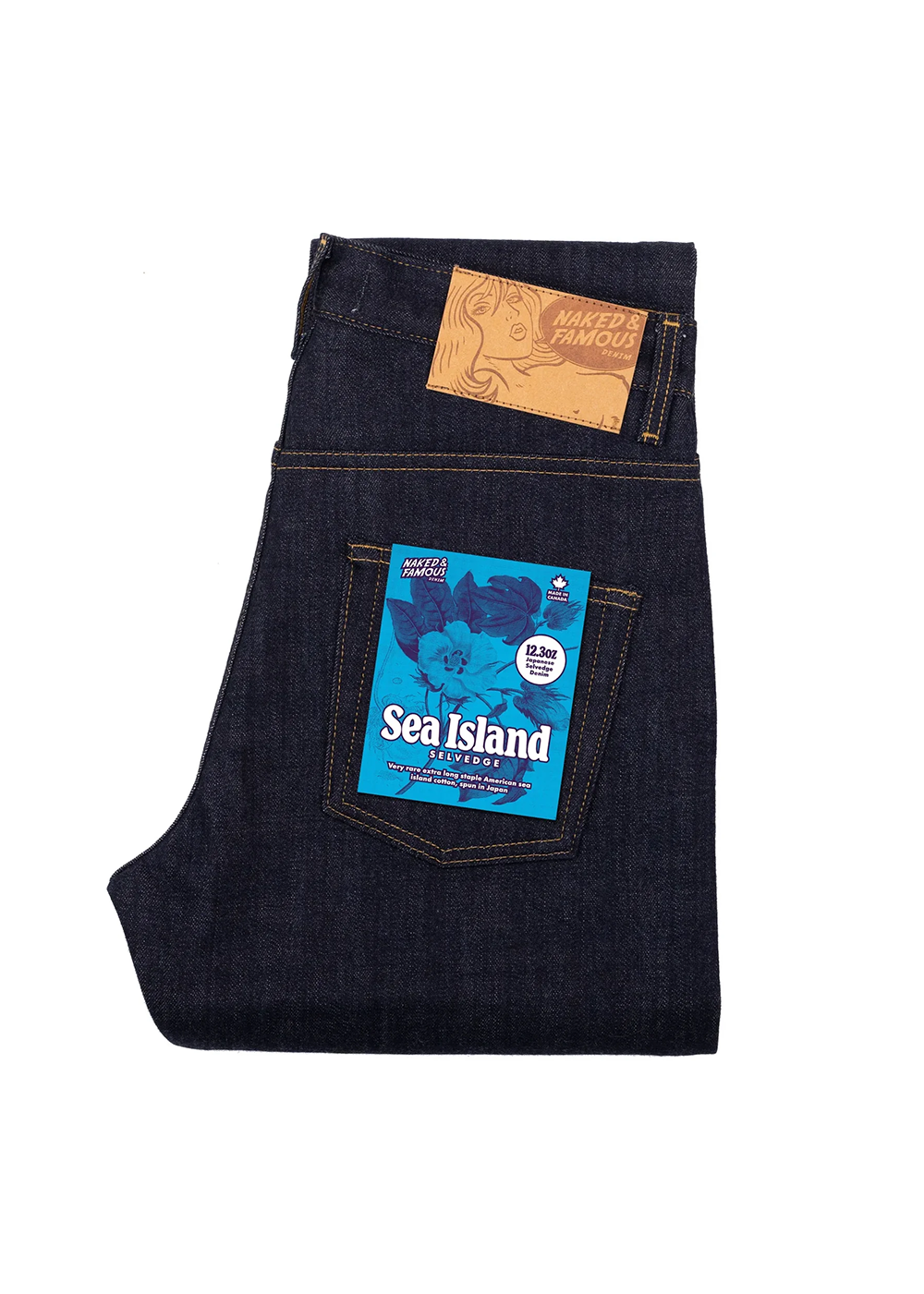 Naked and Famous Denim Easy Guy - Sea Island Selvedge - Indigo - Danali