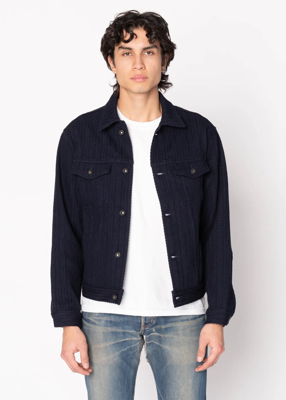 Denim Jacket - Indigo Sugiaya - Naked and Famous Denim Canada - Danali