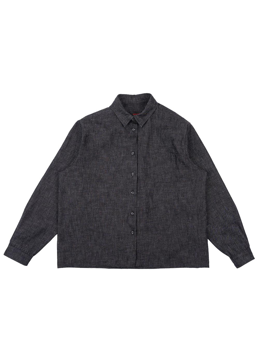 Judy Shirt Black Lightweight Denim - Naked and Famous Denim Canada - Danali