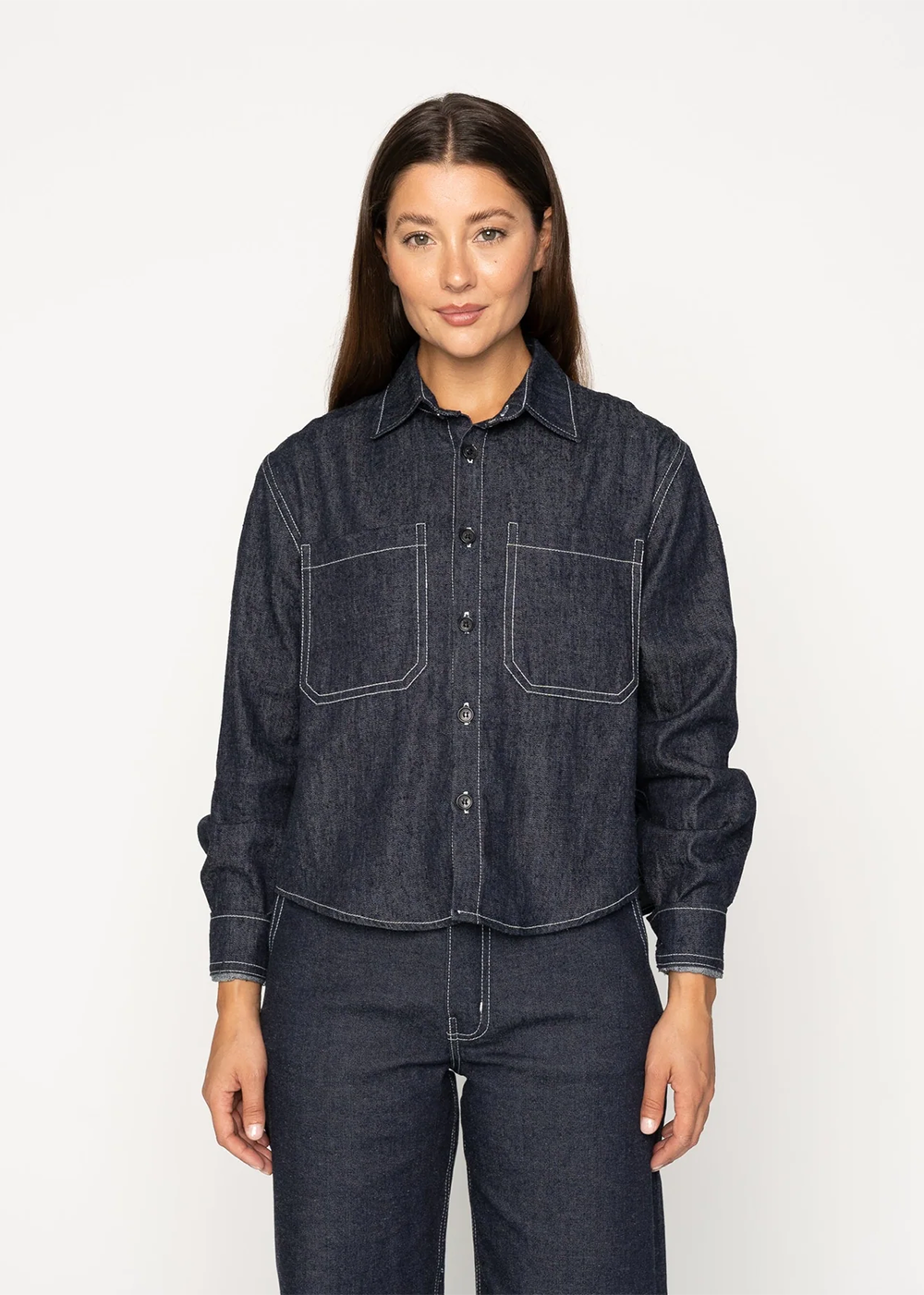 Princeton Shirt - 10oz Rinsed Denim - Naked and Famous Denim Canada - Danali