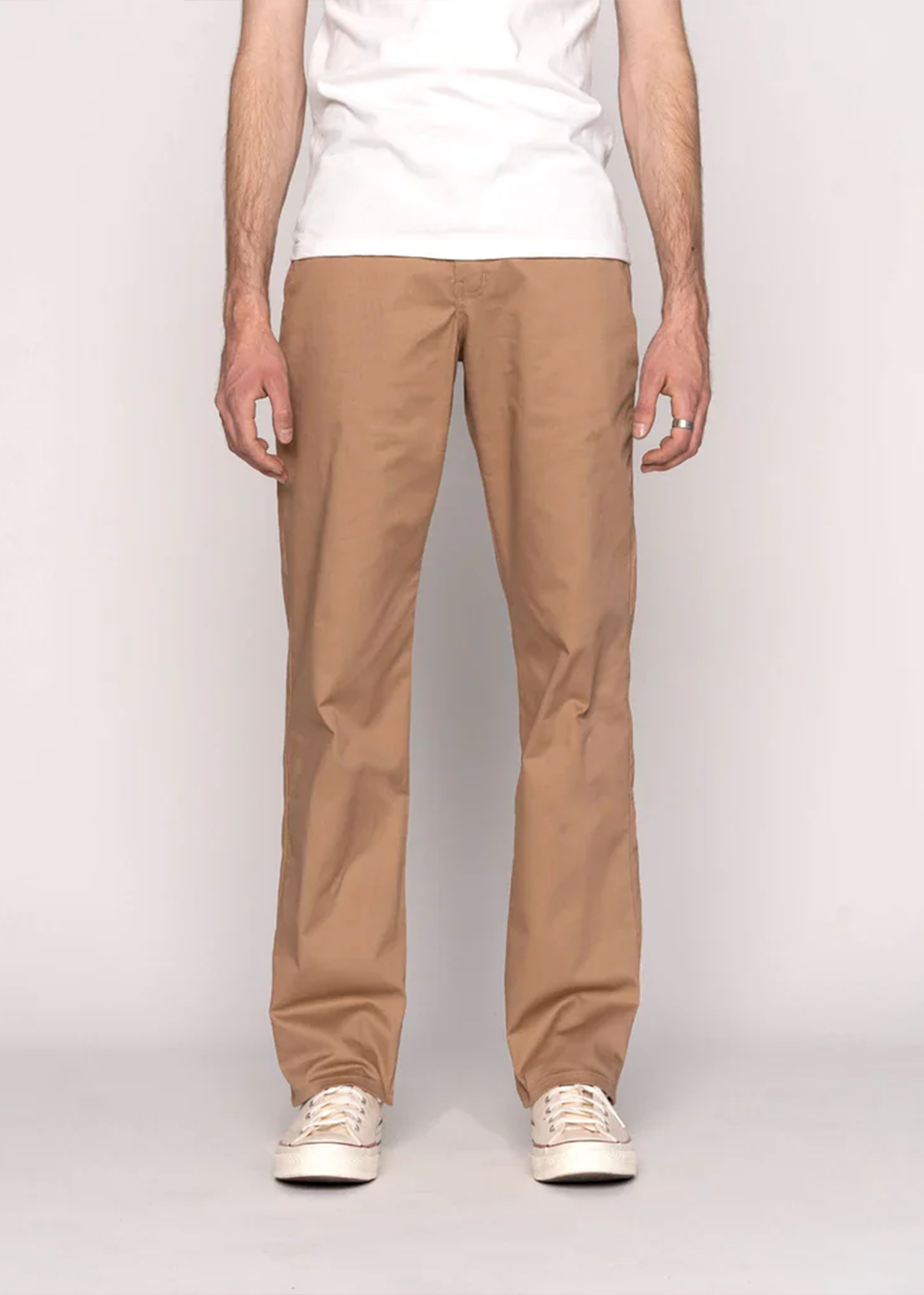 Stretch Twill Straight Chino - Beige - Naked and Famous Denim Canada - Danali