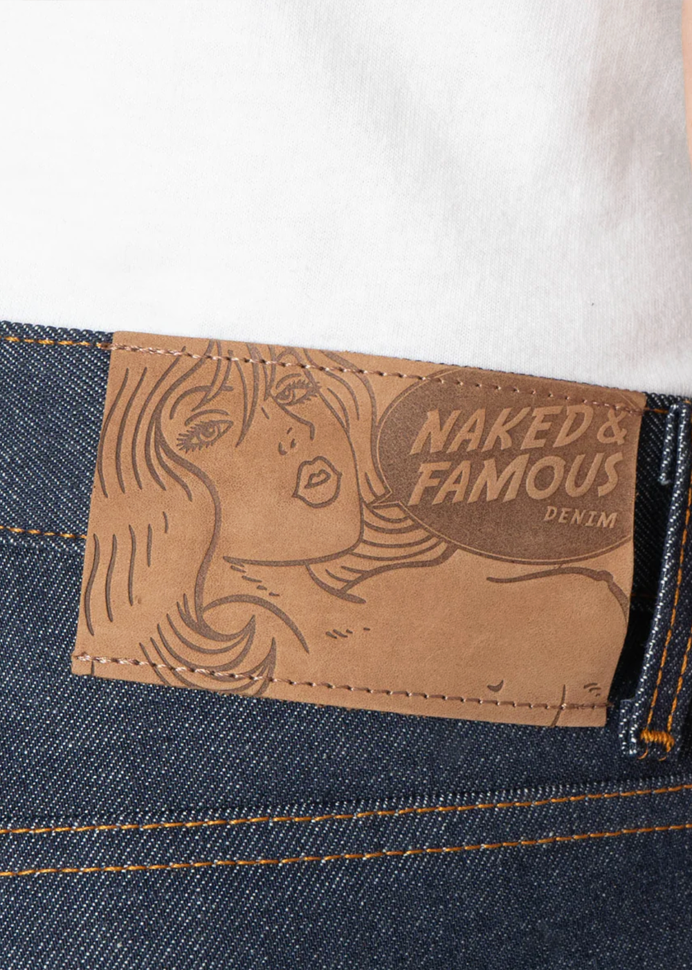Strong Guy Selvedge Jean - Dirty Fade - Naked and Famous Denim Canada - Danali