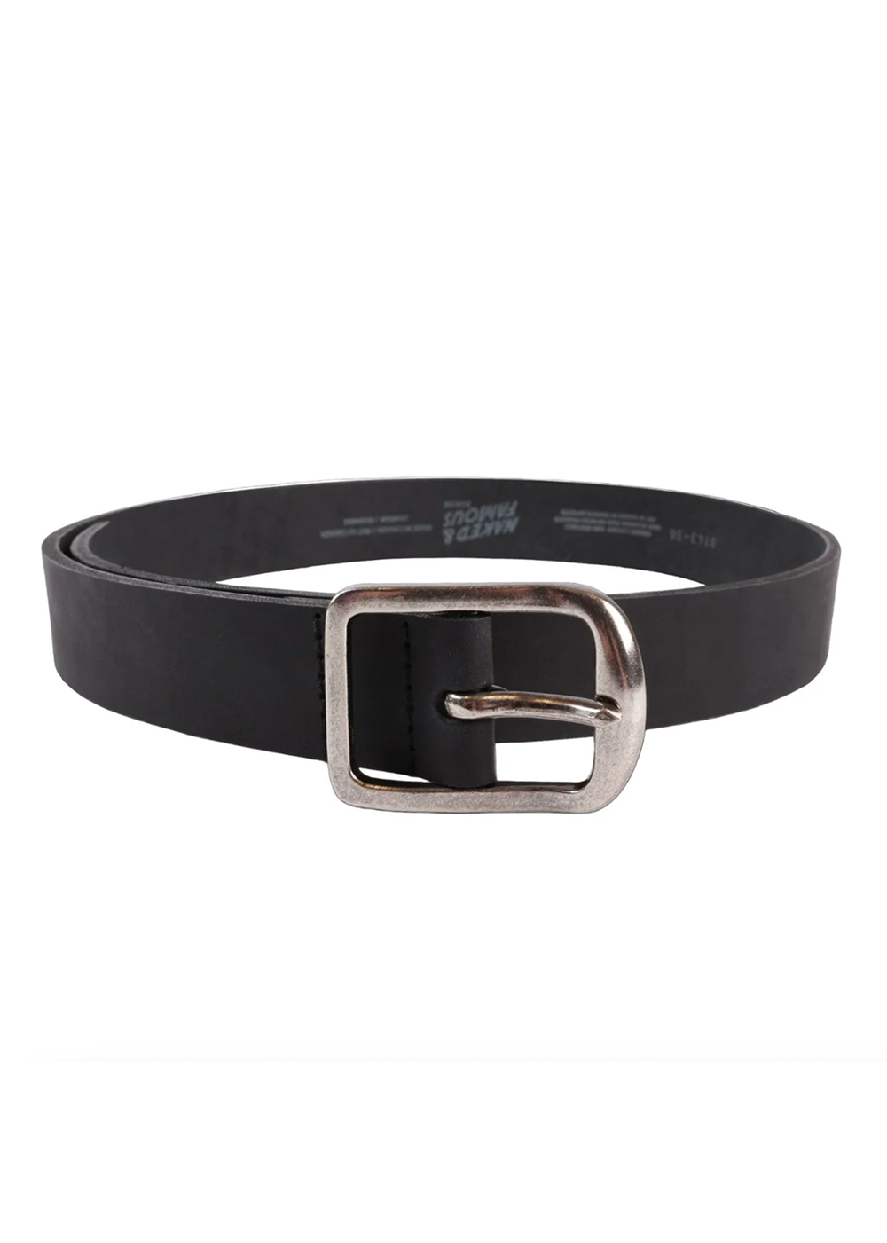 Thick Belt - Black - Naked and Famous Denim Canada - Danali