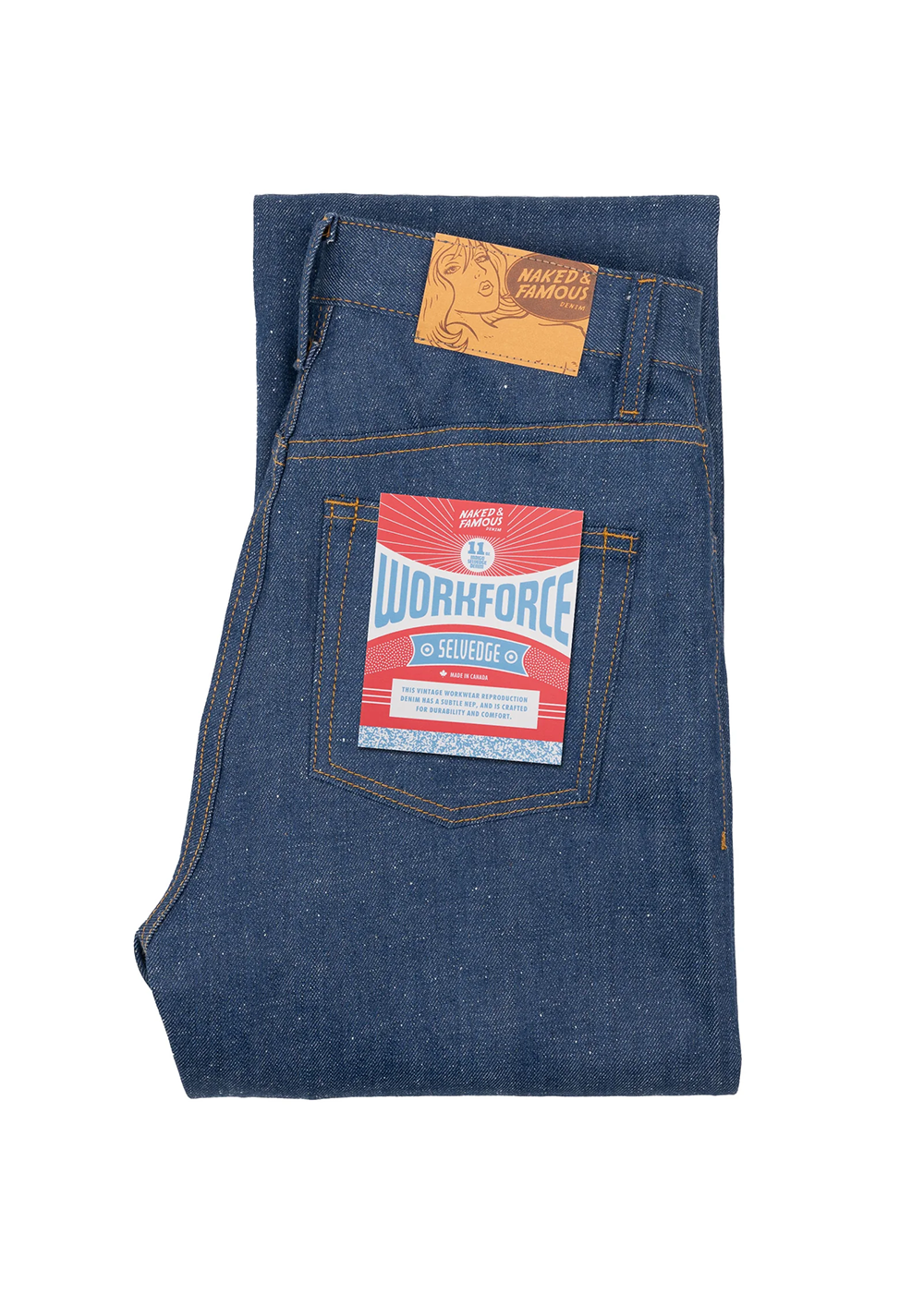 True Girl - Workforce Selvedge - Indigo - Naked and Famous Denim Canada - Danali