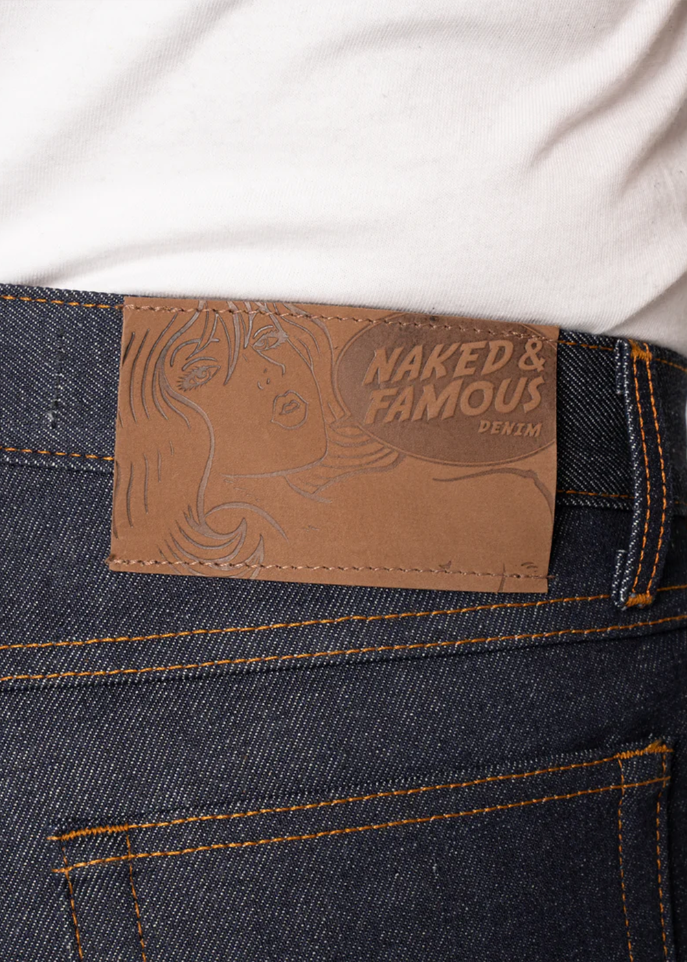 True Guy Dirty Fade Selvedge Jeans - Indigo - Naked and Famous Denim Canada - Danali