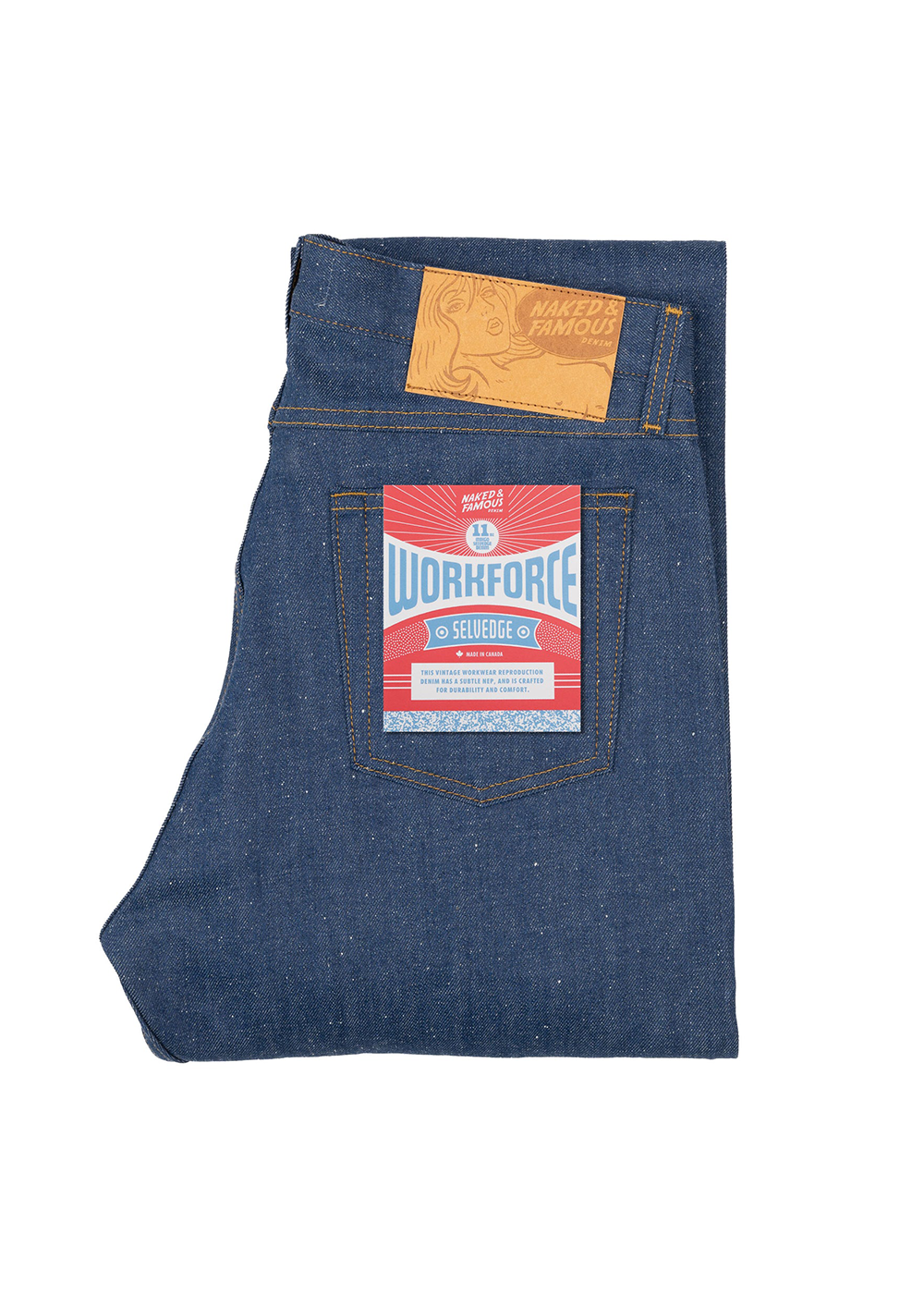 Naked and Famous Denim True Guy Workforce Selvedge - Indigo - Naked and Famous Denim Canada - Danali