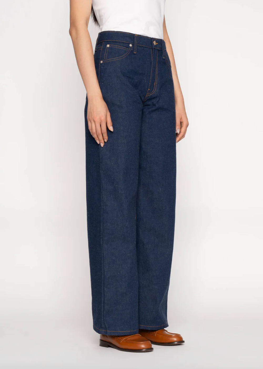 Wide Wild West - 9.7oz 2/1 Nep Denim - Indigo - Naked and Famous Denim Canada - Danali