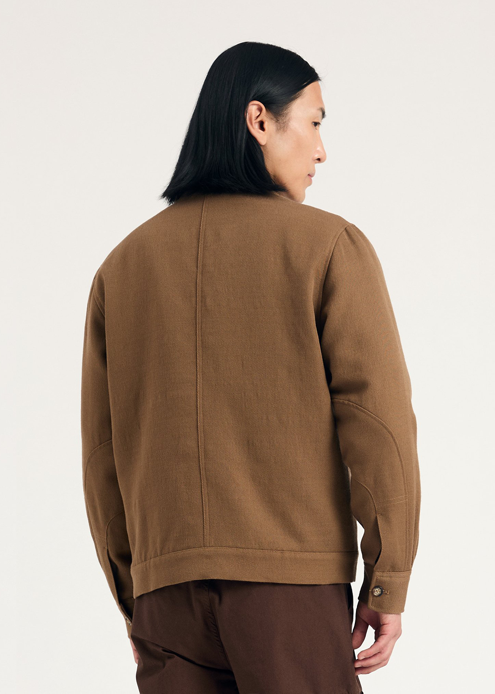 Aksel Cavalry Cotton Wool Windstopper Jacket - Oak - Norse Projects Canada - Danali