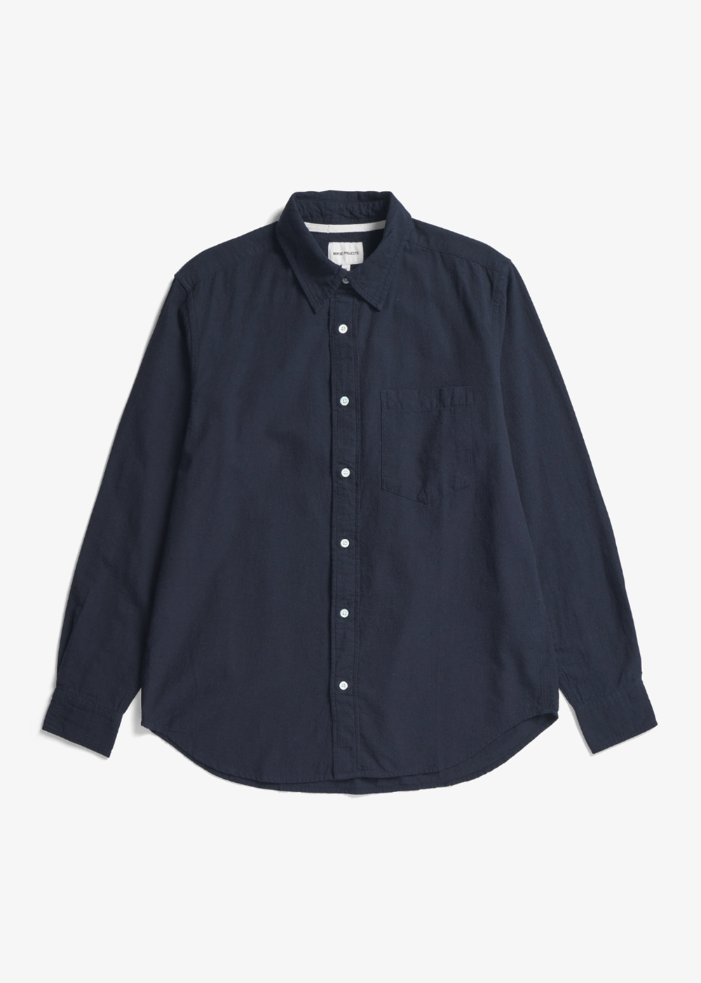 Algot Relaxed Cotton Linen Shirt - Dark Navy - Norse Projects Canada - Danali