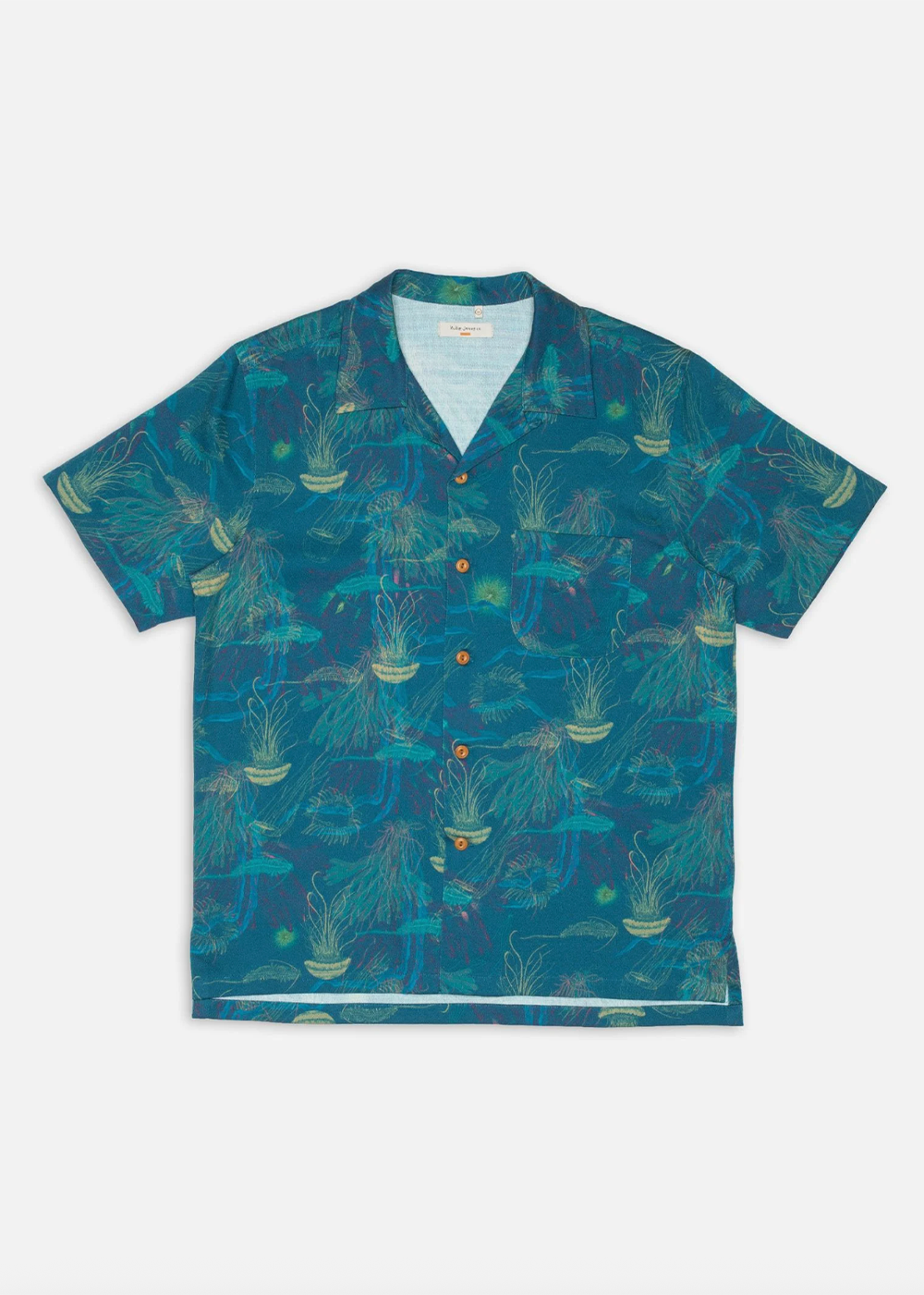 Arvid Hawaii Shirt Deep Sea - Multi - Nudie Jeans Canada - Danali