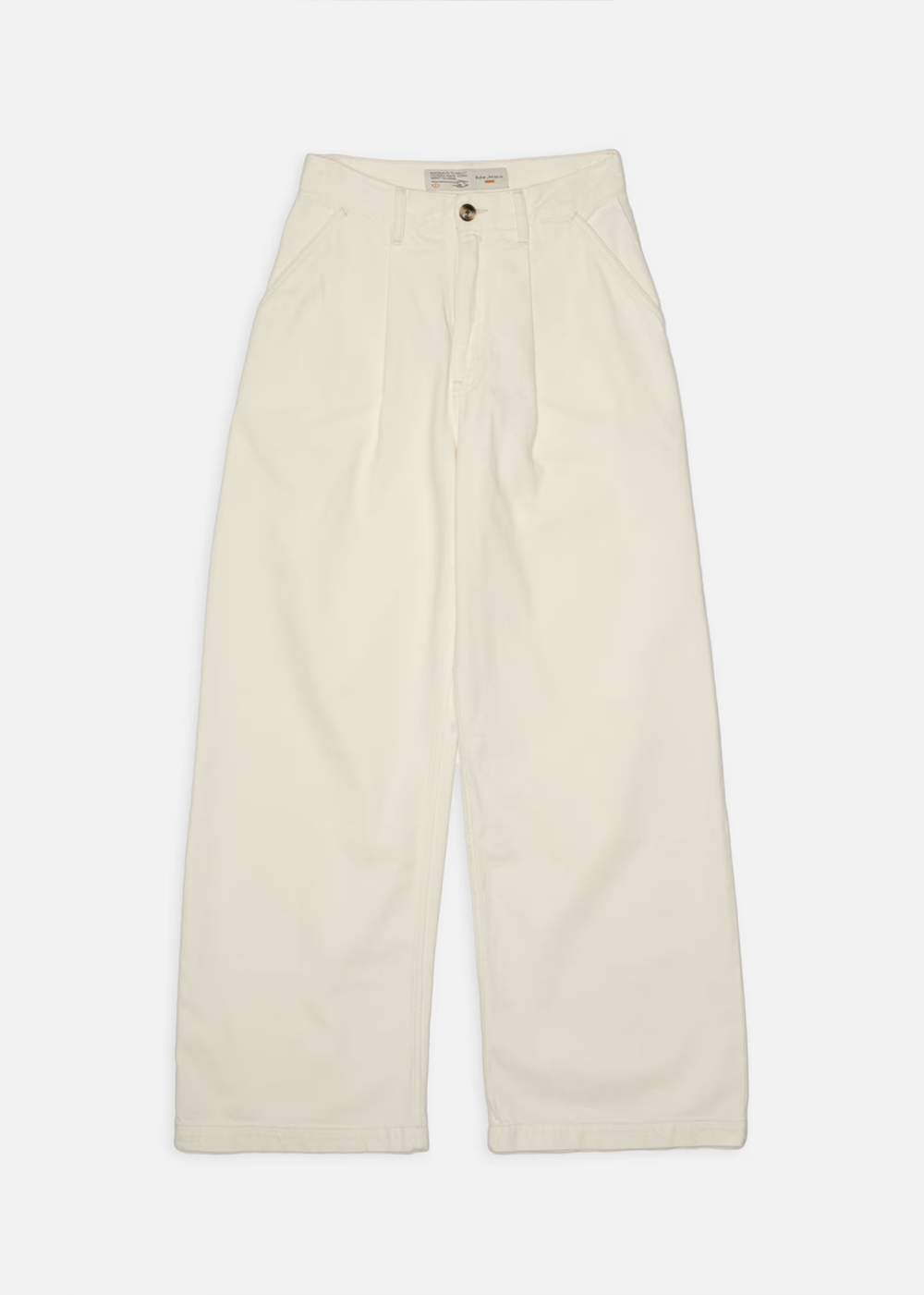 Nudie Jeans Gullan Workwear Pants Ivory - Nudie Jeans Canada - Danali