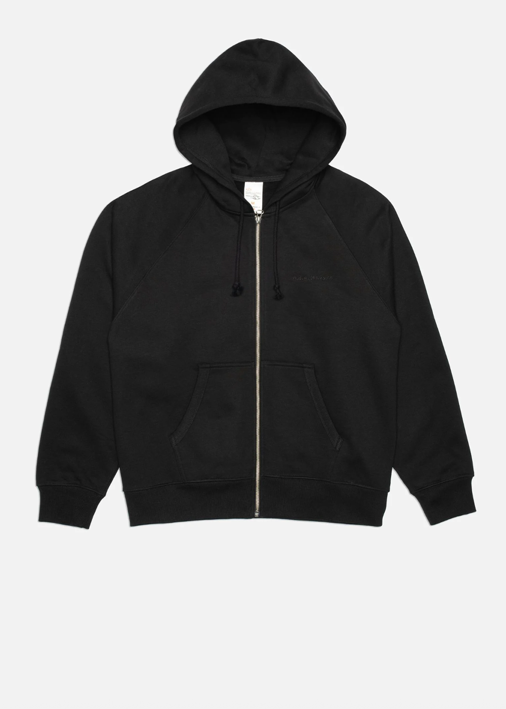 Gunde Logo Zip Hoodie - Black - Nudie Jeans Canada - Danali