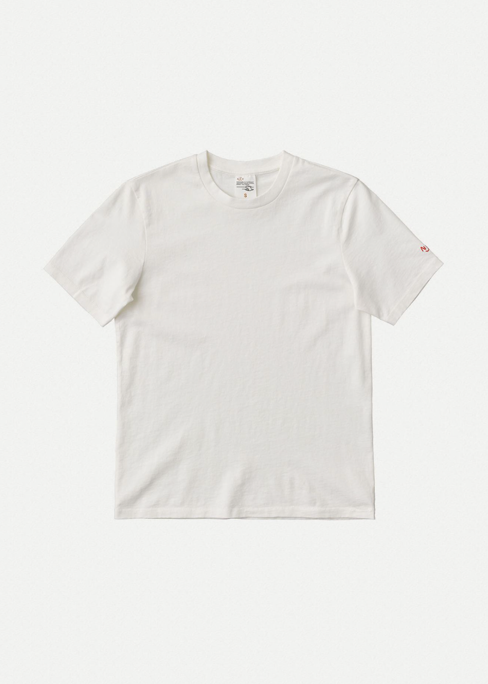 Joni Solid T-Shirt - Off White - Nudie Jeans Canada - Danali