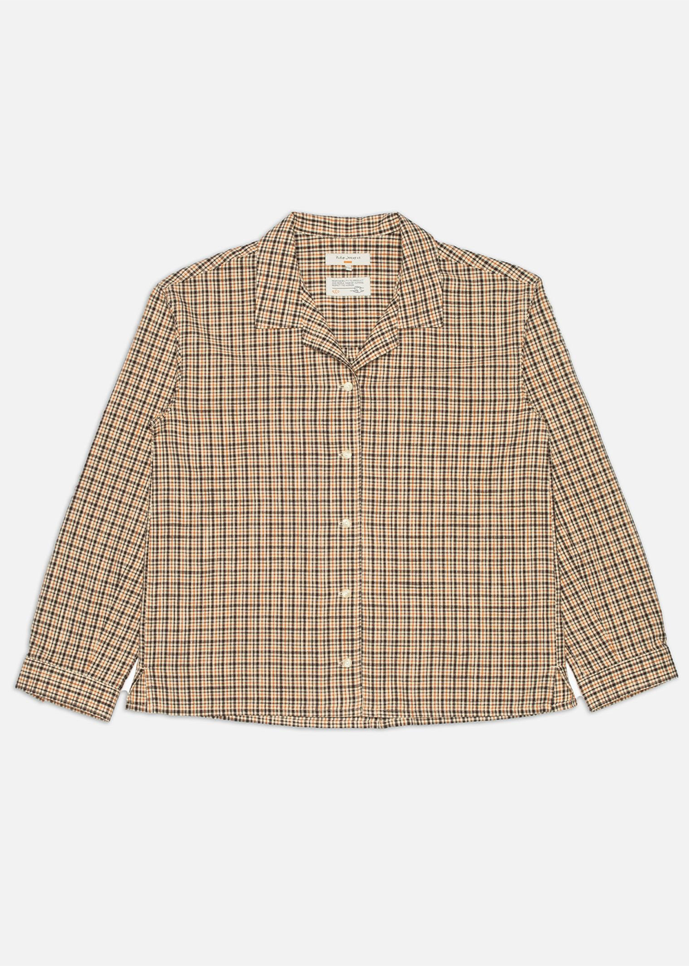 Juni Checked Shirt - Brown - Nudie Jeans Canada - Danali