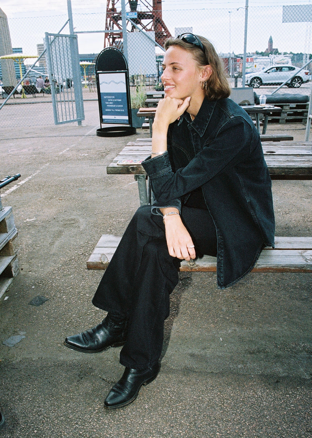 Lotta Western Denim Shirt - Black - Nudie Jeans Canada - Danali